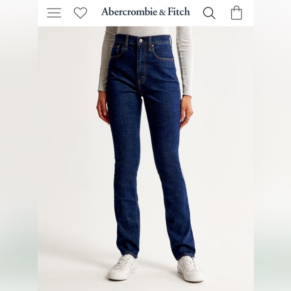 Abercrombie & Fitch Size 27 L:Regular The Slim Straight Ultra High Rise Jeans - Picture 1 of 7